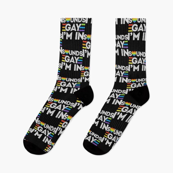 Item preview, Funny Sounds Gay I'm In With Rainbow Flag For Pride Month Cute designed and sold by Filek-mable.