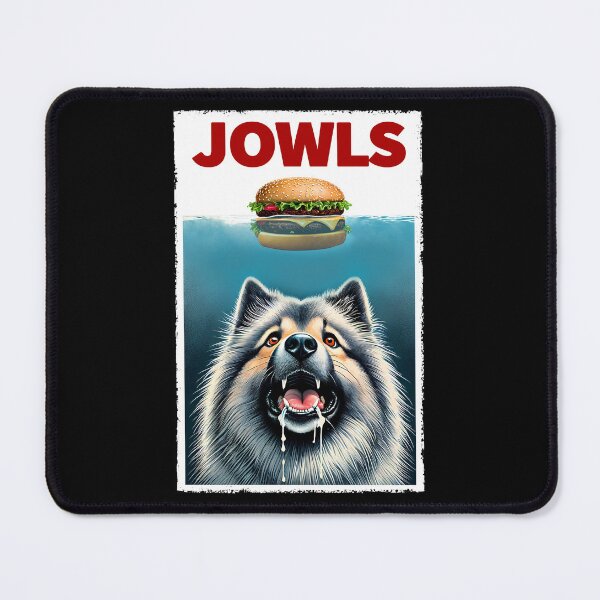 Item preview, Funny Keeshond and Hamburger Parody Jowls Dog Lover designed and sold by Kimberley King Art King Art.