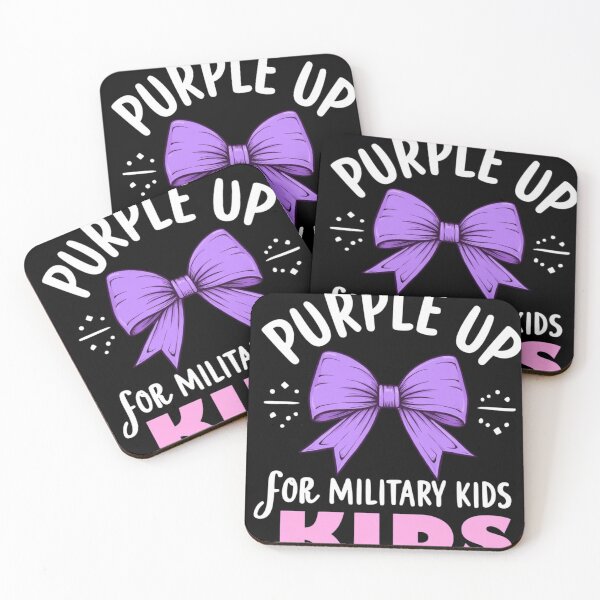 Item preview, Purple Up for Military Kids Bow Design designed and sold by haitrieuic96.