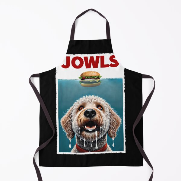 Aperçu de l'œuvre Parodie drôle de Labradoodle et de Hamburger pour les amoureux des chiens créée et vendue par Kimberley King Art King Art.