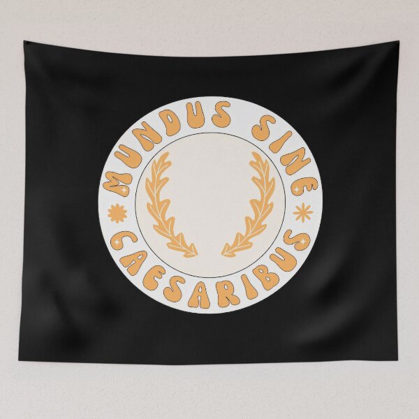 Item preview, Retro Vintage Funny Mundus Sine Caesaribus designed and sold by Shaun-Arts.