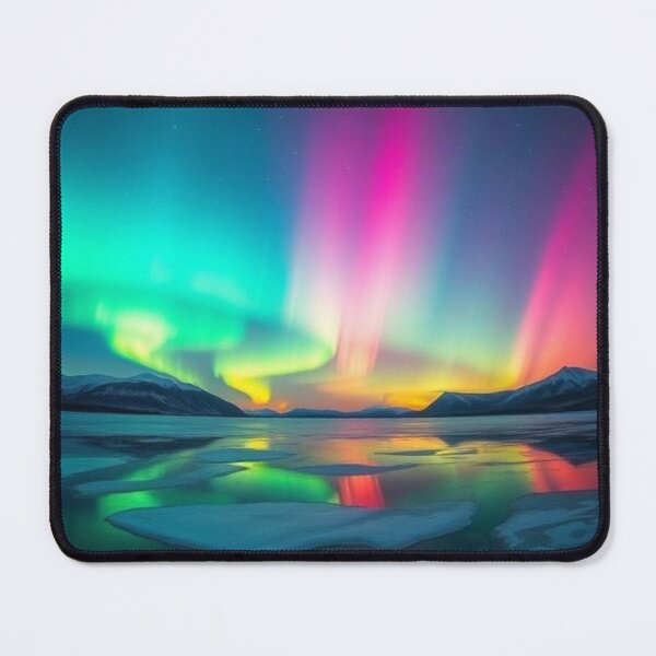 Item preview, Northern Lights over a Lake designed and sold by PeggyMacStudio.