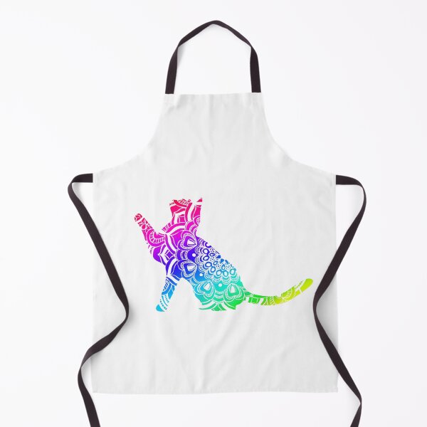 Item preview, Rainbow Mandala Cat designed and sold by danitacreate.