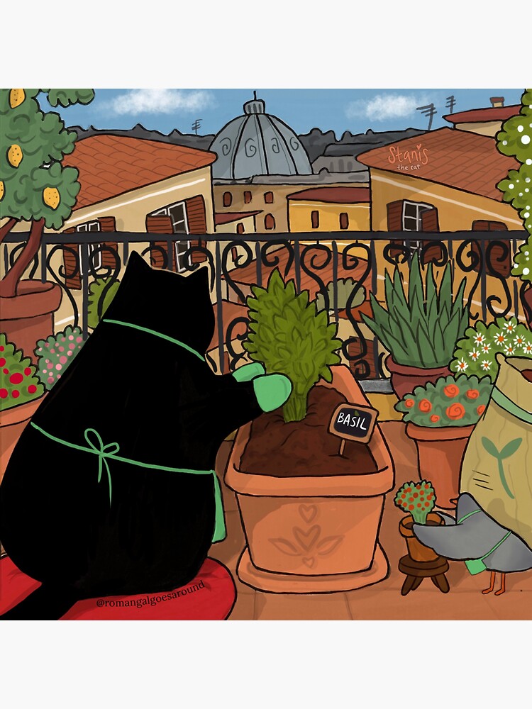 Thumbnail 3 of 3, Sticker, Stanis and Remo Gardening designed and sold by romangal.