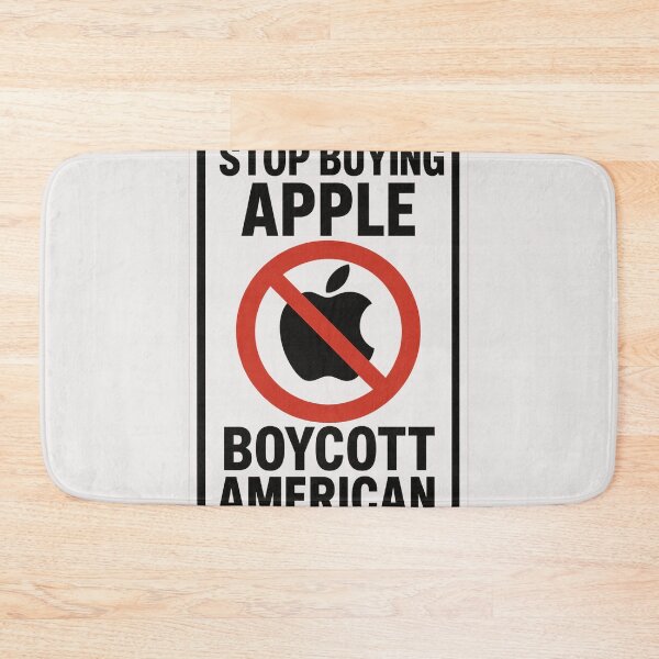 Item preview, “Stop Buying Apple, Boycott American” – Reaction to U.S. Trade Aggression designed and sold by Aryabek.