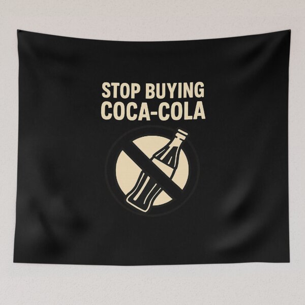 Artikelvorschau, „Hört auf, Coca-Cola zu kaufen“ – Ablehnung von US-Marken nach Handelszöllen entworfen und verkauft von Aryabek.