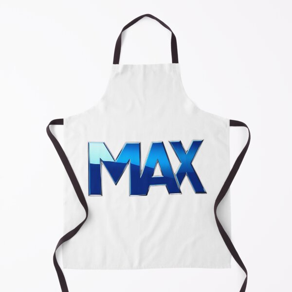 Item preview, MAX – Bold Metallic Blue Chrome Typography designed and sold by RvinJo8.