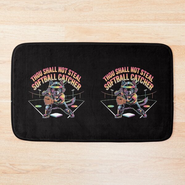 Item preview, Thou Shall Not Steal Softball Catcher designed and sold by TrendsLook.