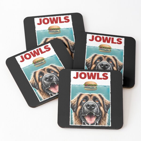 Item preview, Funny Leonberger and Hamburger Parody Jowls Dog Lover designed and sold by Kimberley King Art  King Art.