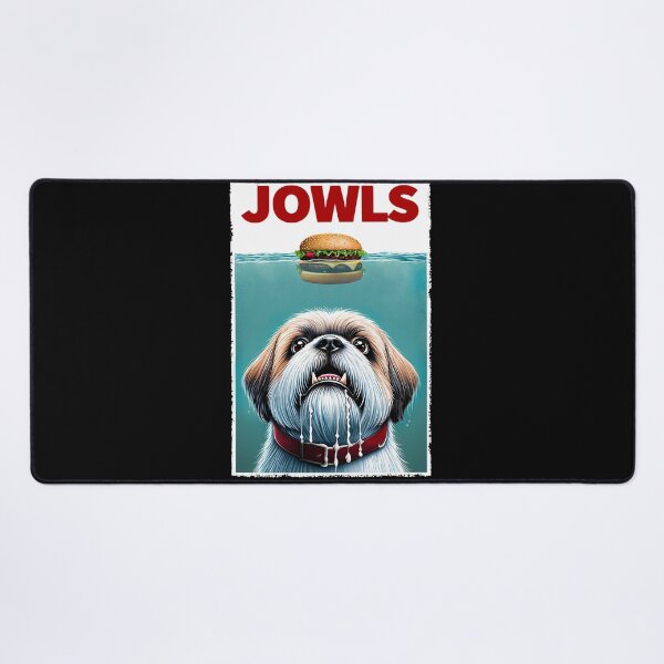 Item preview, Funny Lhasa Apso and Hamburger Parody Jowls Dog Lover designed and sold by Kimberley King Art  King Art.