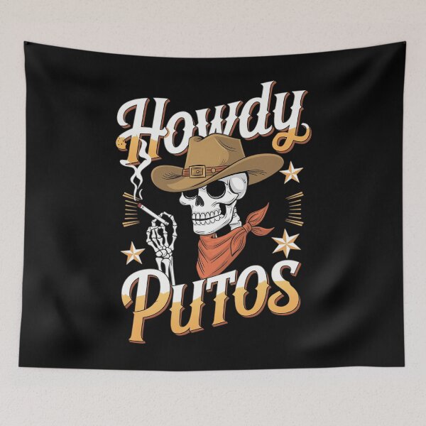 Item preview, Howdy Putos Funny Skull designed and sold by savrmiller.
