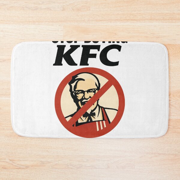 Artikelvorschau, „Hört auf, KFC zu kaufen“ – Fast-Food-Protest als Reaktion auf die Zölle aus der Trump-Ära entworfen und verkauft von Aryabek.
