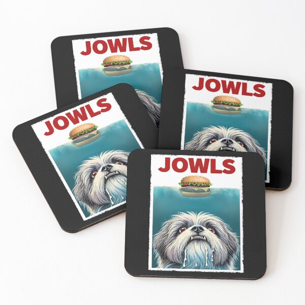 Item preview, Funny Lowchen and Hamburger Parody Jowls Dog Lover designed and sold by Kimberley King Art  King Art.