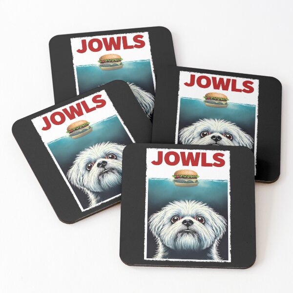 Item preview, Funny Maltese and Hamburger Parody Jowls Dog Lover designed and sold by Kimberley King Art  King Art.