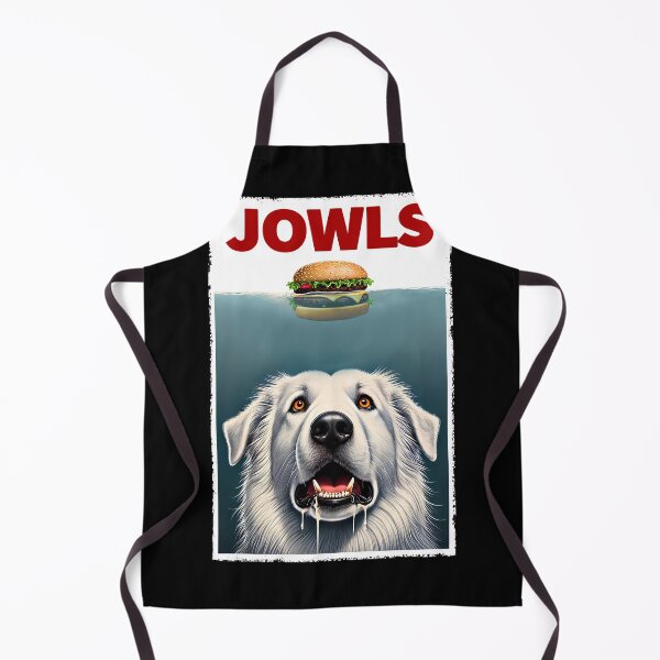 Item preview, Funny Maremma Sheepdog and Hamburger Parody Jowls Dog Lover designed and sold by Kimberley King Art  King Art.