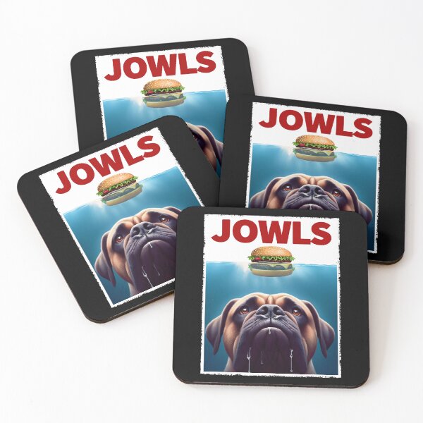 Item preview, Funny Mastiff and Hamburger Parody Jowls Dog Lover designed and sold by Kimberley King Art  King Art.