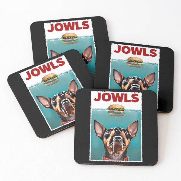 Item preview, Funny Miniature Pinscher and Hamburger Parody Jowls Dog Lover designed and sold by Kimberley King Art  King Art.