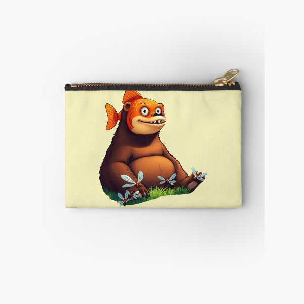Item preview, Trippi Troppi Fish Bear cartoon designed and sold by EmeraldeaArt.