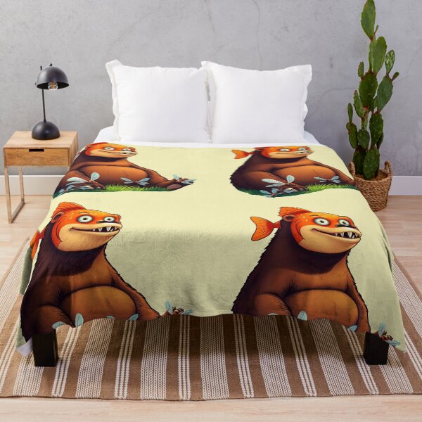 Item preview, Trippi Troppi Fish Bear cartoon designed and sold by EmeraldeaArt.