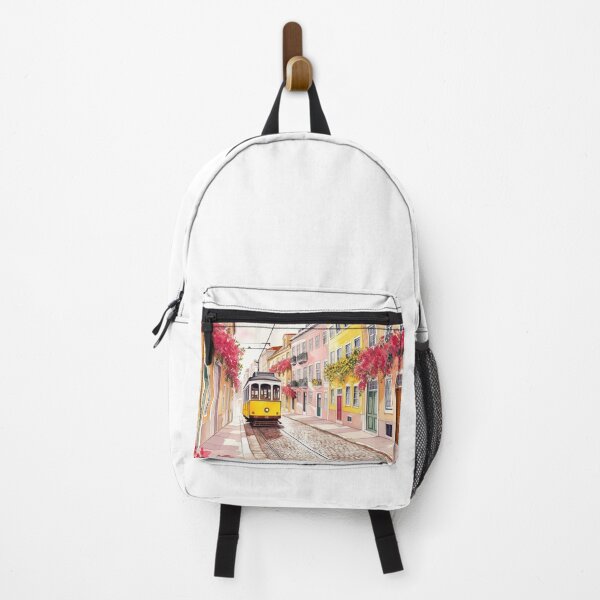Item preview, Yellow Tram in Lisbon – Nostalgia in Watercolor designed and sold by StormArte.