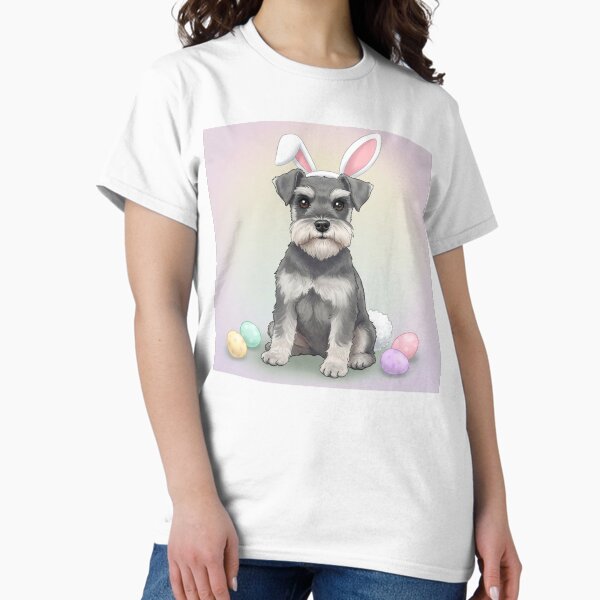 Item preview, Fluffy Bunny Tail Schnauzer – Easter Cuteness Overload designed and sold by YŌKAI-YA & Schna INU.