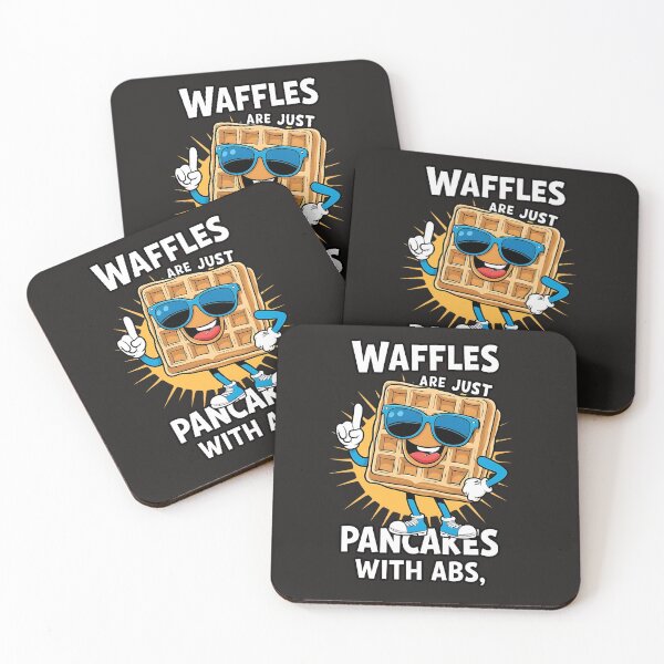 Item preview, Waffles Are Just Pancakes with Abs designed and sold by KreativKulture.