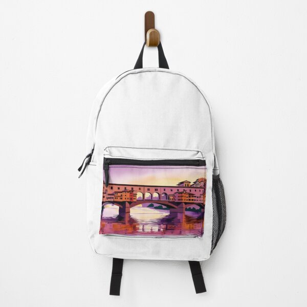 Item preview, Ponte Vecchio at Sunset – Tuscan Romance in Watercolor designed and sold by StormArte.