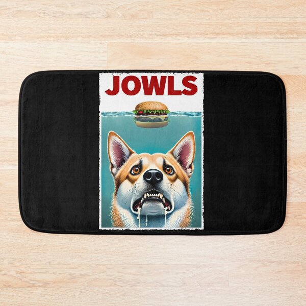 Item preview, Funny Norwegian Buhund and Hamburger Parody Jowls Dog Lover designed and sold by Kimberley King Art  King Art.