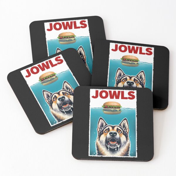 Item preview, Funny Norwegian Elkhound and Hamburger Parody Jowls Dog Lover designed and sold by Kimberley King Art  King Art.