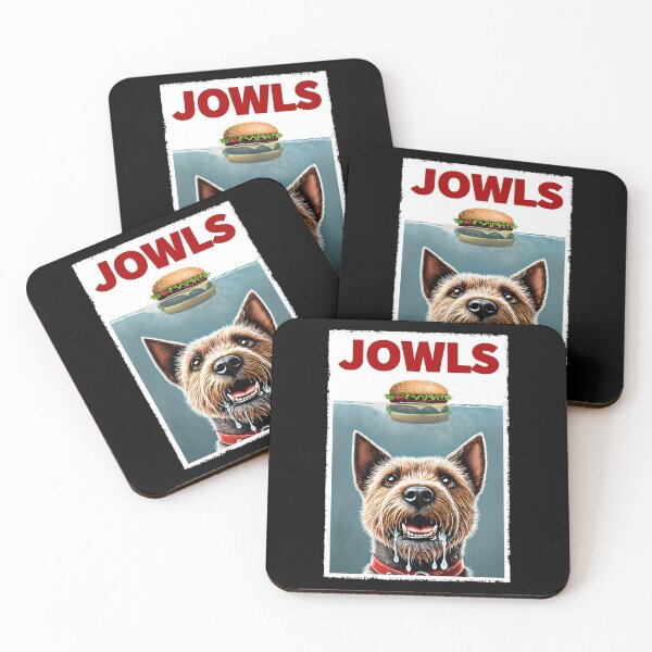 Item preview, Funny Norwich Terrier and Hamburger Parody Jowls Dog Lover designed and sold by Kimberley King Art  King Art.