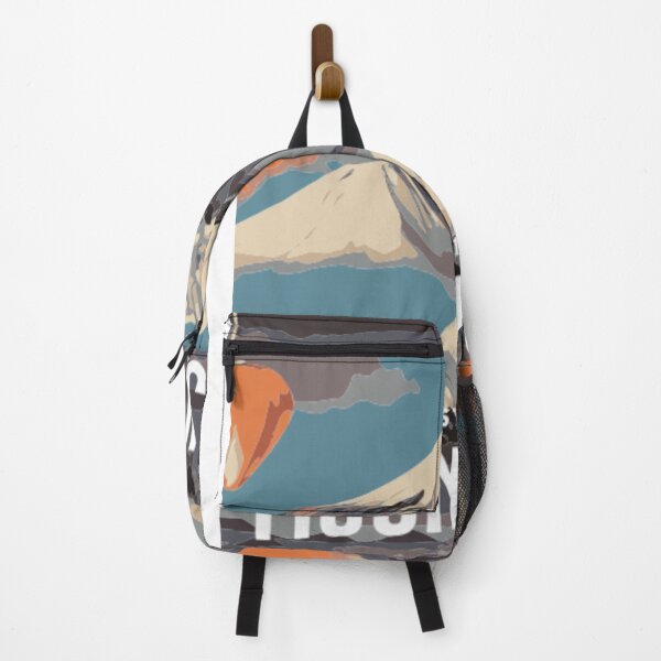 Item preview, Mid Century Modern Art Print,House Music Concert Festival drop Lights Dancing rave range volcano Mount Fuji designed and sold by LuxuryApparels.