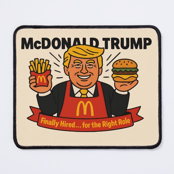 Item preview, McDonald Trump: Finally Hired for the Right Role designed and sold by O-M-G-G.