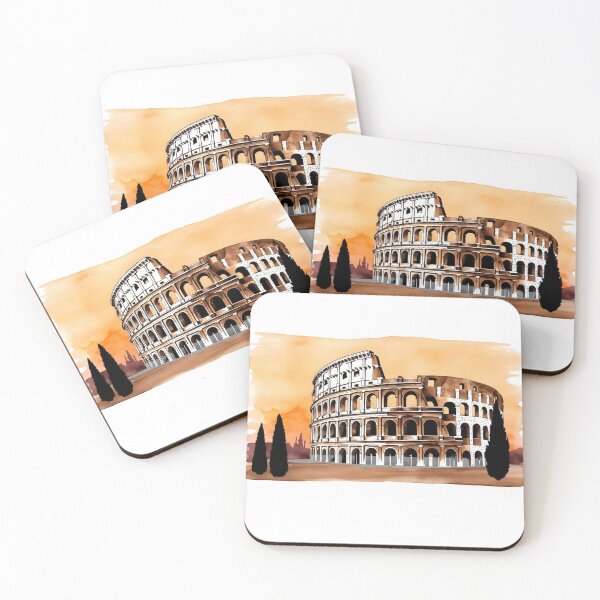 Item preview, Roman Colosseum – Classical Grandeur in Watercolor designed and sold by StormArte.
