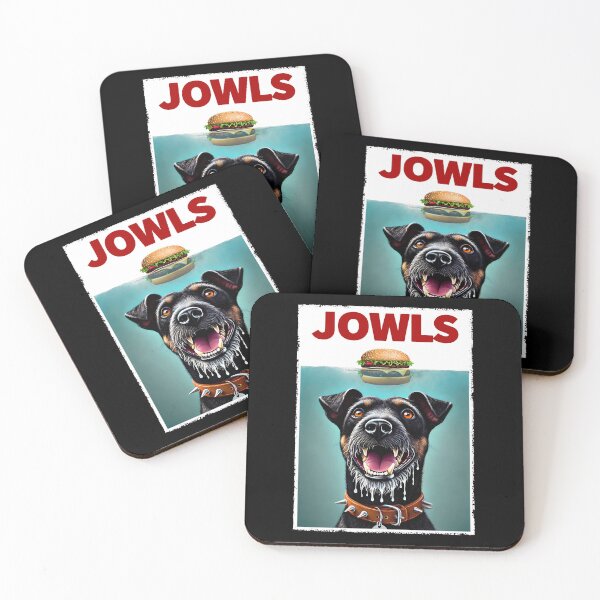 Item preview, Funny Patterdale Terrier and Hamburger Parody Jowls Dog Lover designed and sold by Kimberley King Art  King Art.
