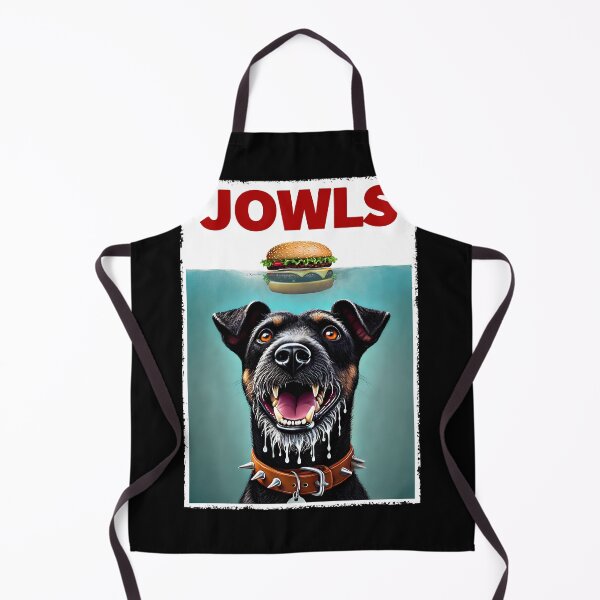 Item preview, Funny Patterdale Terrier and Hamburger Parody Jowls Dog Lover designed and sold by Kimberley King Art King Art.
