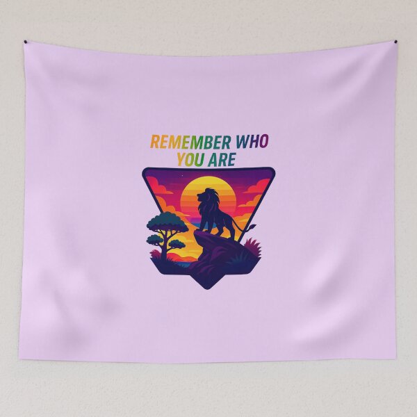 Item preview, Majestic Lion Sunset | Remember Who You Are Illustration designed and sold by ExploreAura Studio.