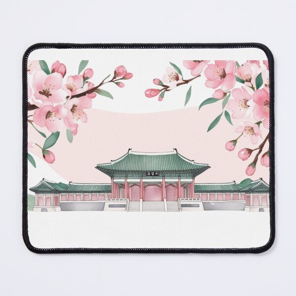 Item preview, Seoul among Cherry Blossoms – Traditional Architecture and Floral Poetry designed and sold by StormArte.