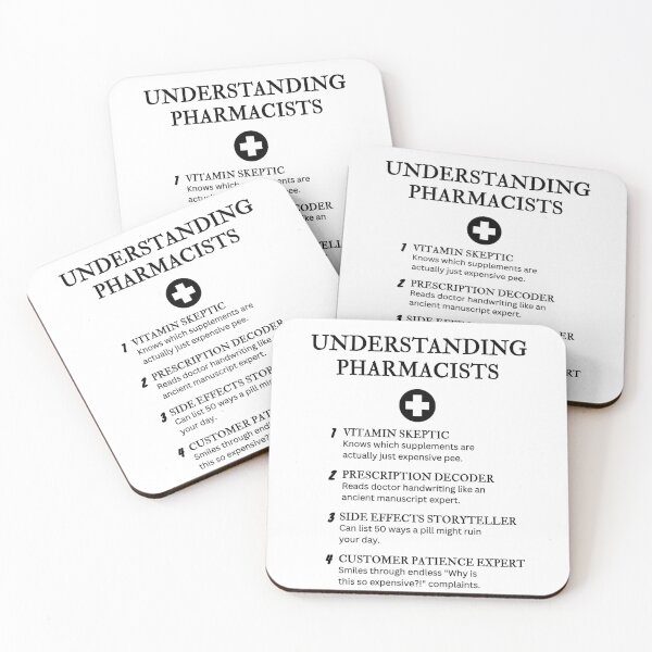 Item preview, UNDERSTANDING PHARMACISTS – Funny Pharmacy Humor designed and sold by PsyFlow35.