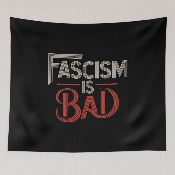 Item preview, Fascism is Bad - This gift is perfect for activists, antifascists, and anyone who values freedom, democracy, and human rights. designed and sold by ZyziowskyArt.