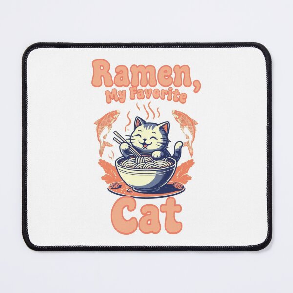 Item preview, Ramen Cat, My Favorite Ramen designed and sold by ZerotwoStudio.