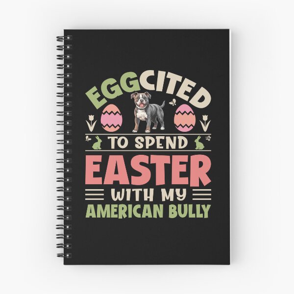 Item preview, American Bully Easter Funny Hoppy Spring Holiday Dog Quote designed and sold by eclecTEEq.