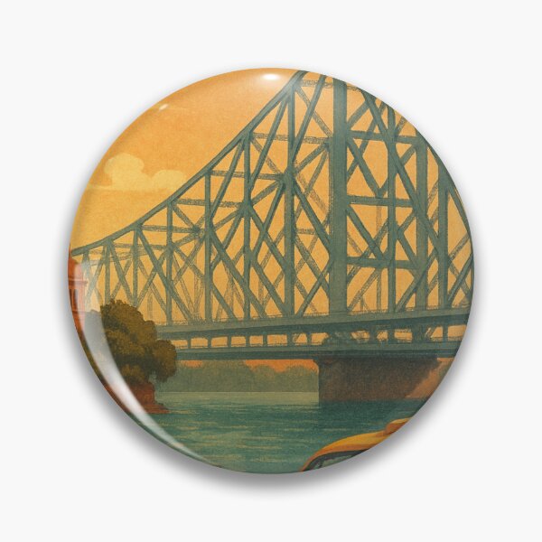 Item preview, Kolkata Landmarks – Howrah Bridge, Victoria Memorial & Yellow Taxi designed and sold by Places On Earth.