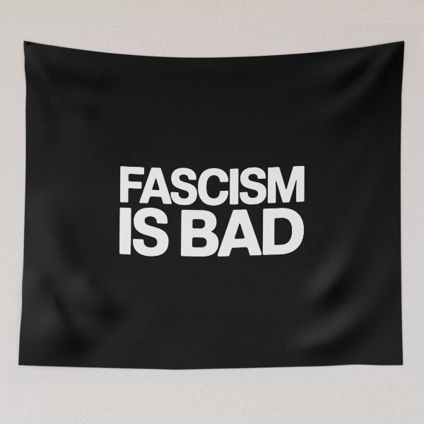 Item preview, Fascism is Bad - This gift is perfect for activists, antifascists, and anyone who values freedom, democracy, and human rights. designed and sold by ZyziowskyArt.