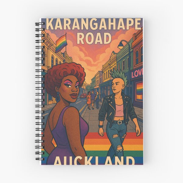 Item preview, Karangahape Road Auckland – LGBTQ+ Friendly Urban Vibe designed and sold by Places On Earth.