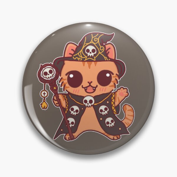 Item preview, Tabby Nekomancer – Spooky Wizard Feline designed and sold by BGMeYou.
