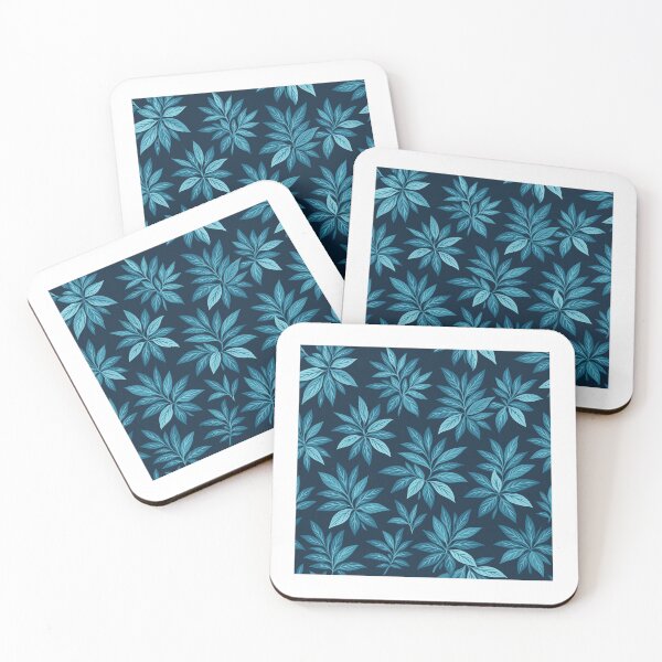 Item preview, Botanical Blue Tropical Seamless Pattern - Hand-Drawn Fashion Design designed and sold by Templatemini.
