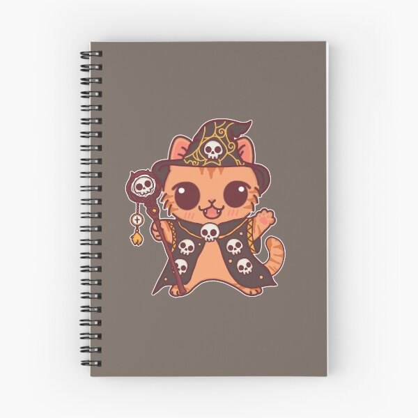 Item preview, Tabby Nekomancer – Spooky Wizard Feline designed and sold by BGMeYou.
