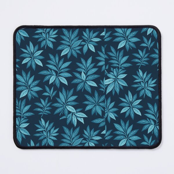 Item preview, Botanical Blue Tropical Seamless Pattern - Hand-Drawn Fashion Design designed and sold by Templatemini.