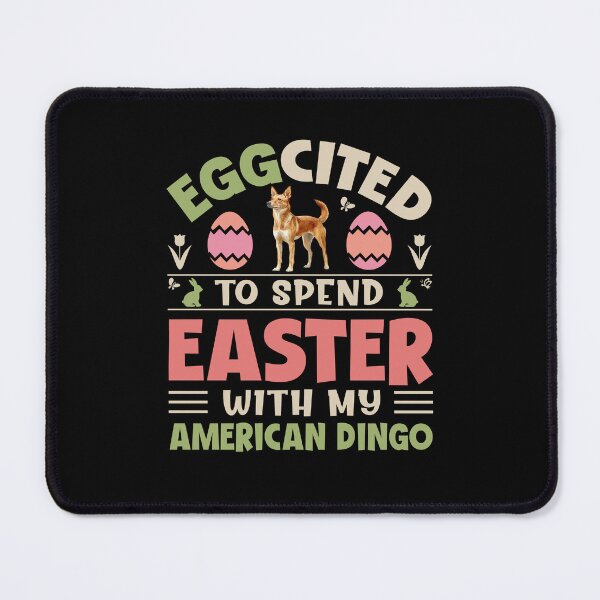 Item preview, American Dingo Easter Funny Hoppy Spring Holiday Dog Quote designed and sold by eclecTEEq.