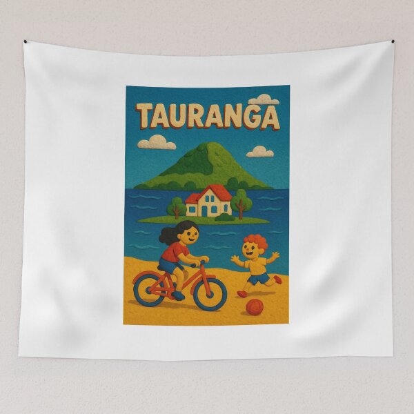 Item preview, Tauranga Family Fun – Mount Maunganui Playful Coastline designed and sold by Places On Earth.